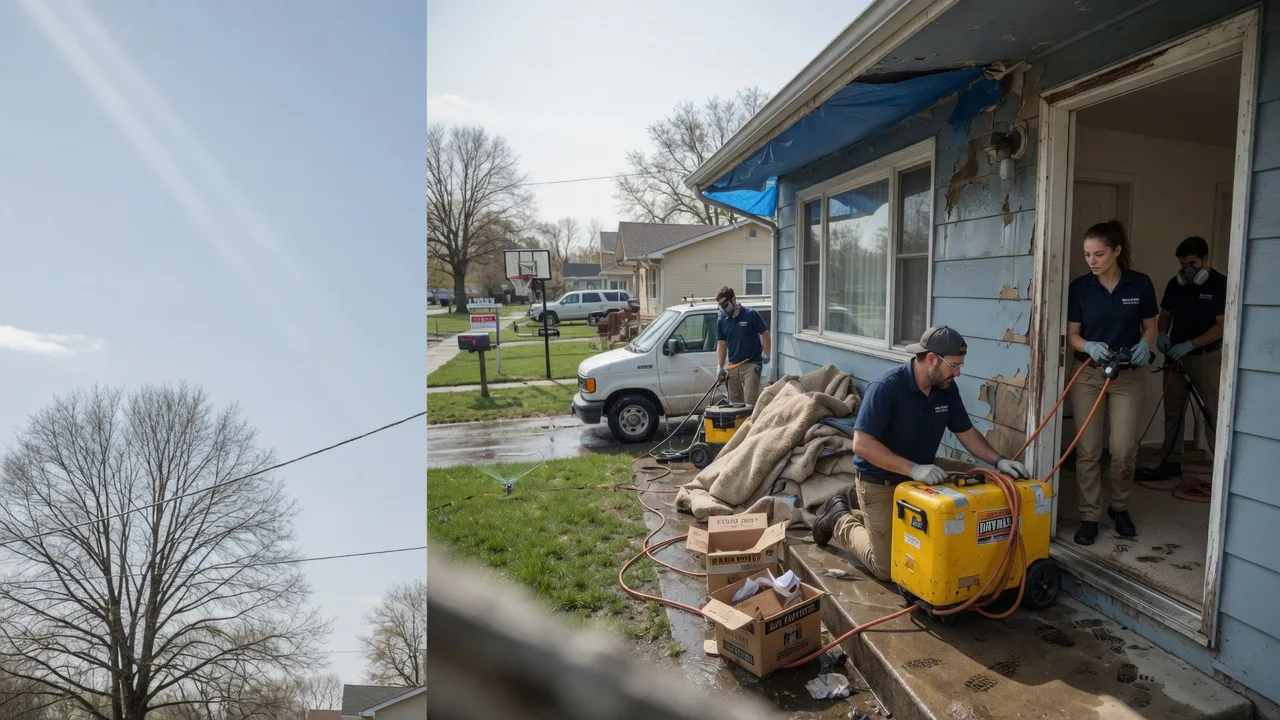 Basement Flood Cleanup in Johnston, RI near me